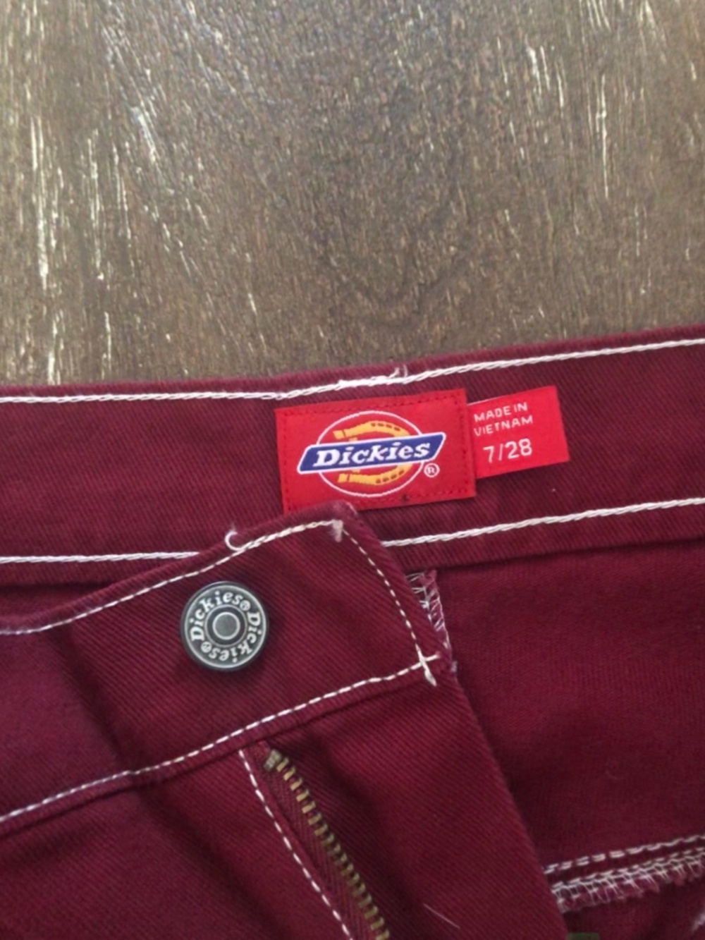 Dickies Women's High Waisted Red Carpenter Pant - Picture 6 of 6